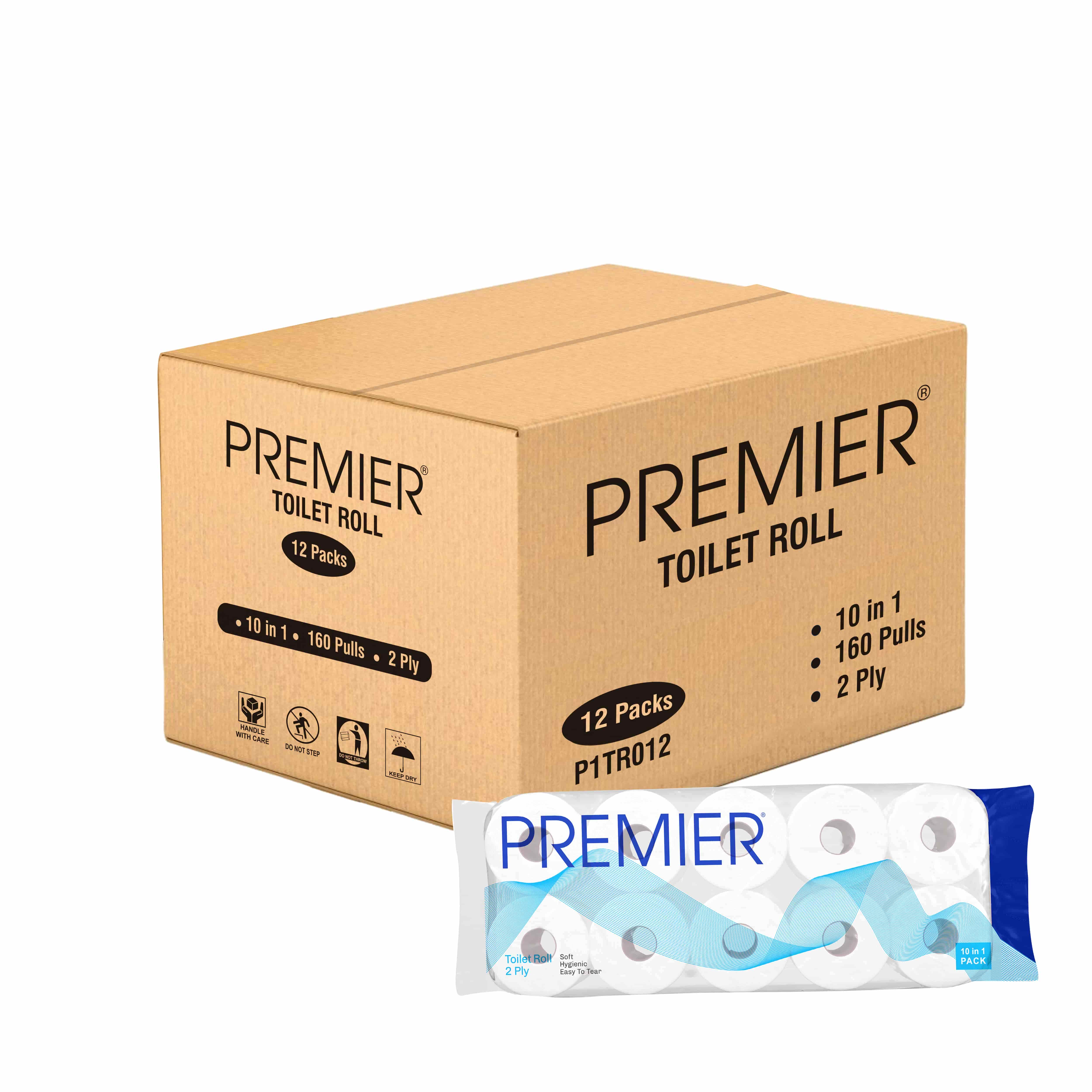 Premier Tissue  Paper TR 160 Pulls 10in1